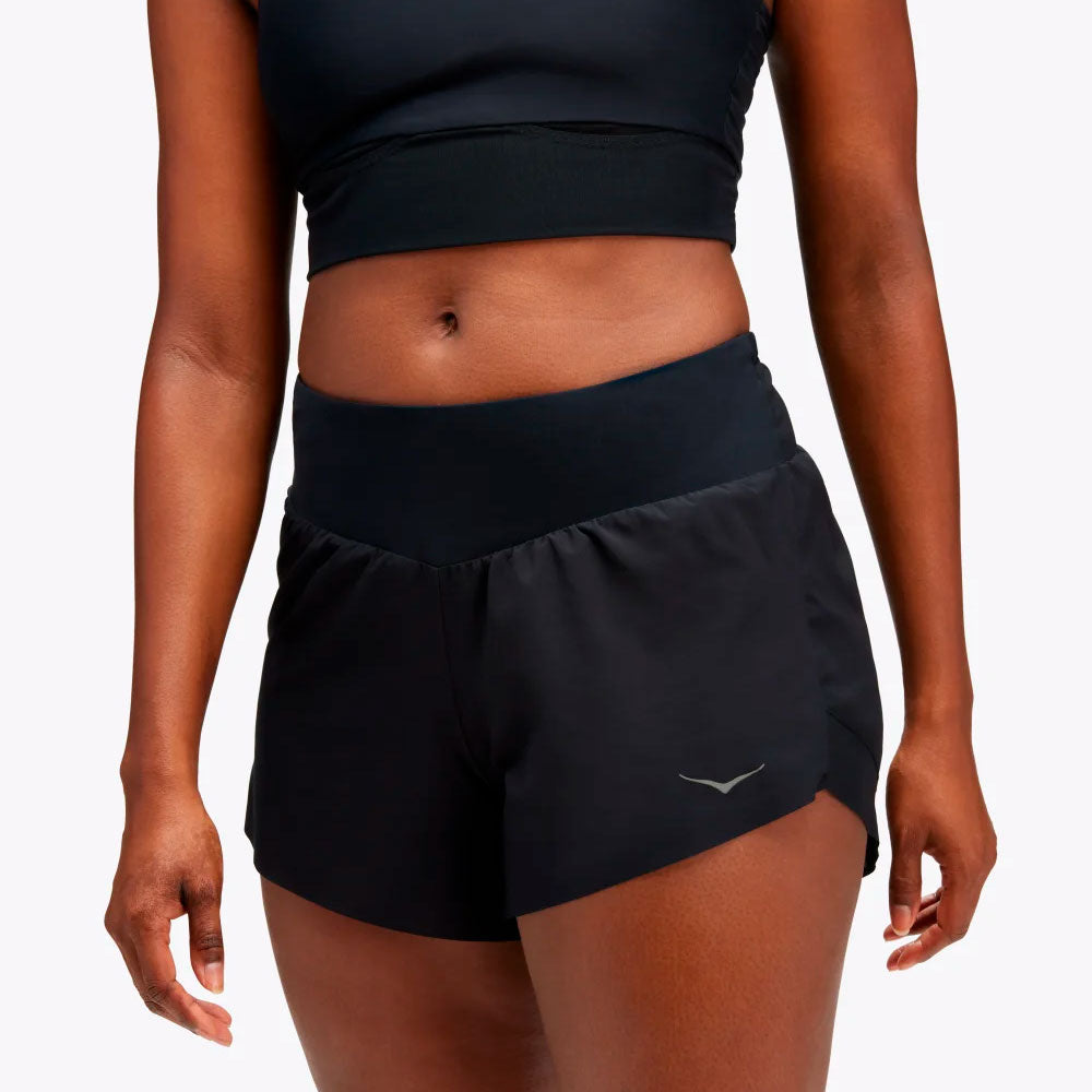 PANTALÓN CORTO HOKA GLIDE MUJER BLACK