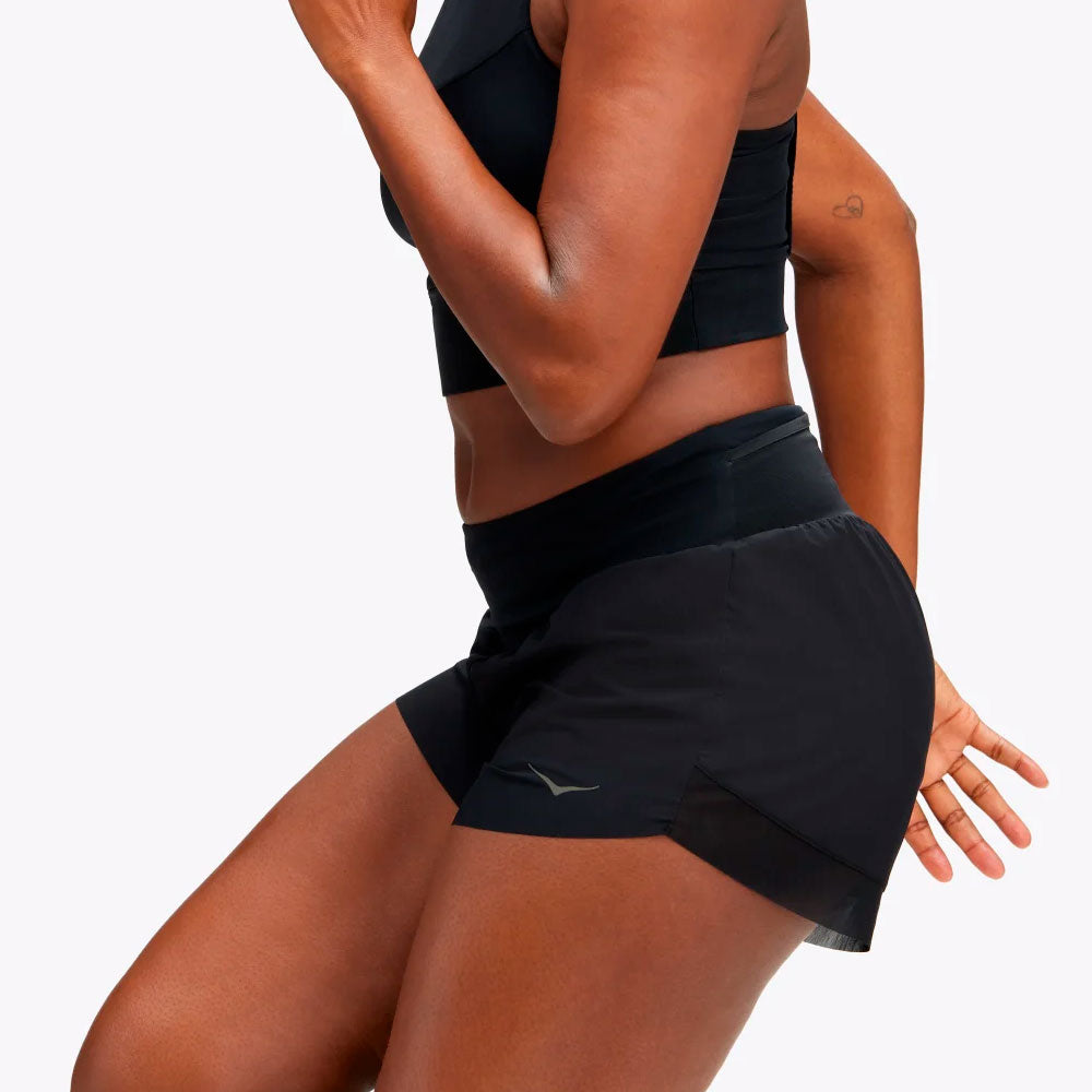 PANTALÓN CORTO HOKA GLIDE MUJER BLACK