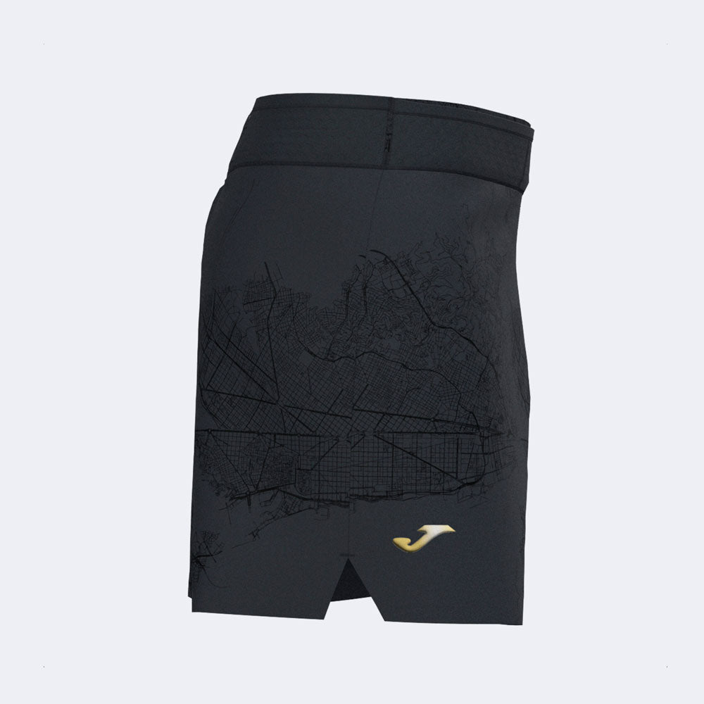 PANTALÓN CORTO JOMA R-NIGHT CON CINTURÓN NEGRO