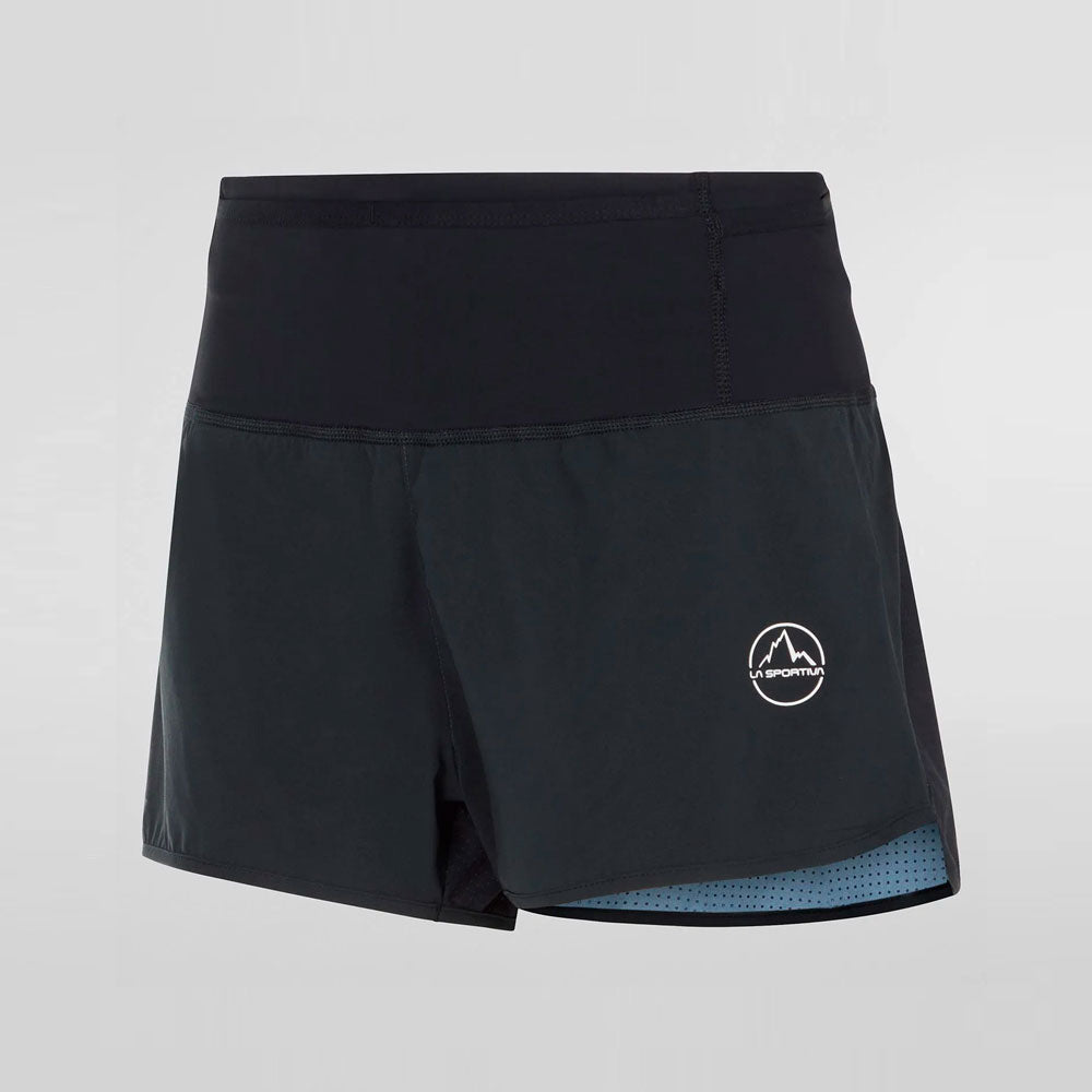 PANTALÓN CORTO LA SPORTIVA VECTOR MUJER NEGRO BLANCO