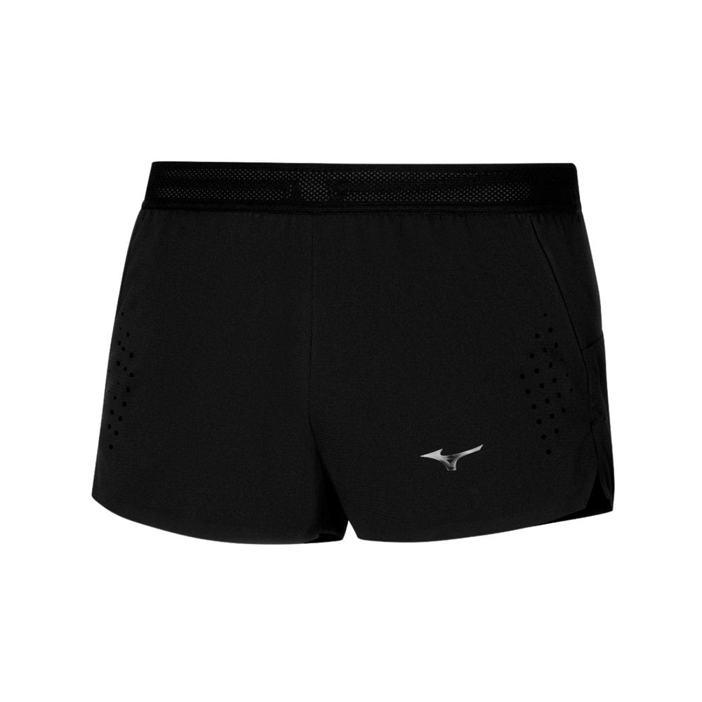 PANTALÓN CORTO MIZUNO TECH LIGHT SPLIT 1.5" NEGRO