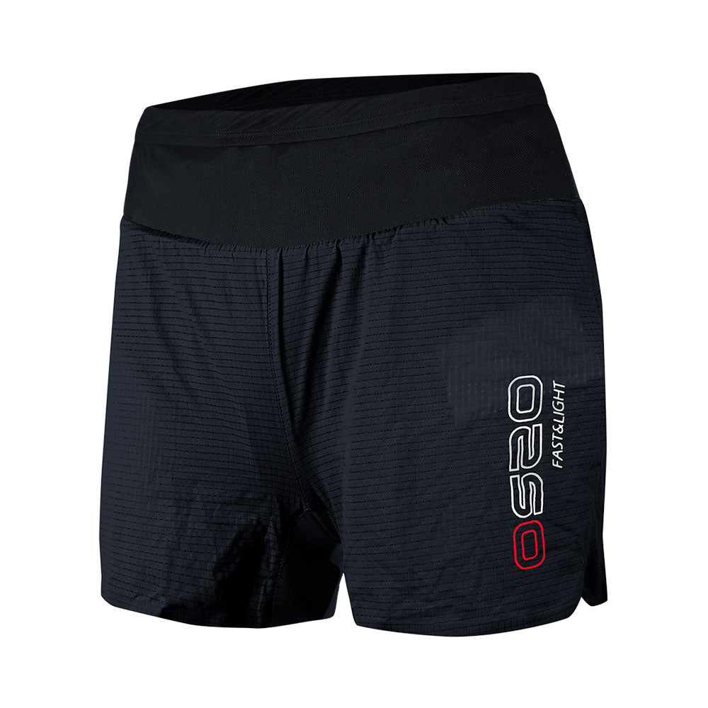 PANTALÓN CORTO OS2O FAST&LIGHT BELT GRID MUJER BLACK