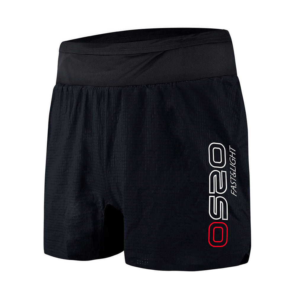 PANTALÓN CORTO OS2O FAST&LIGHT BELT GRID NEGRO