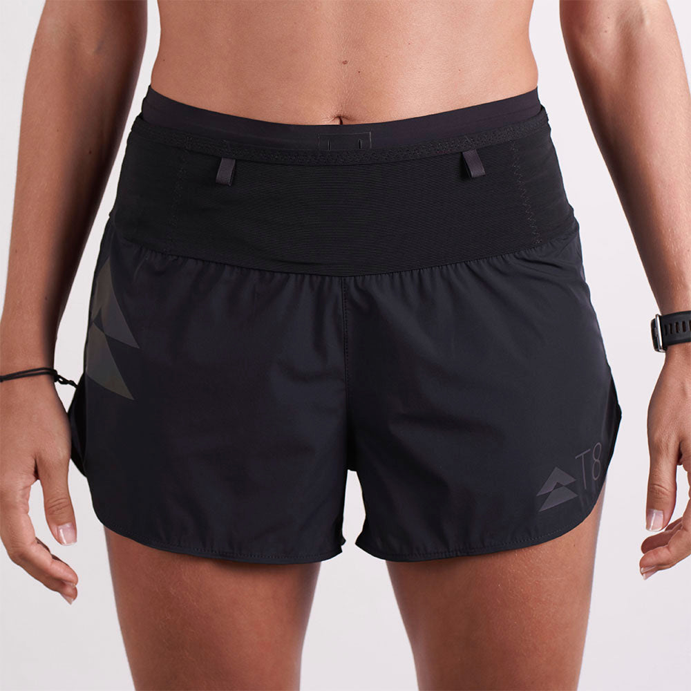 PANTALÓN CORTO T8 SHERPA MUJER NEGRO