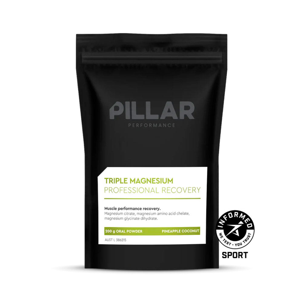 RECUPERADOR MUSCULAR PILLAR PERFORMANCE TRIPLE MAGNESIUM PIÑA Y COCO