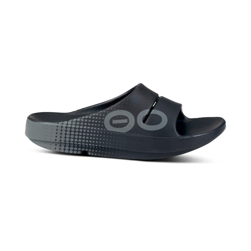 SANDALIAS OOFOS RECOVERY OOAHH SPORT NEGRO MATRIX