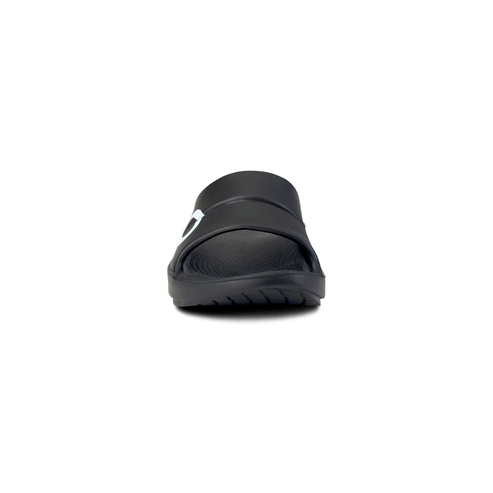 SANDALIAS OOFOS RECOVERY OOAHH SPORT NEGRO BLANCO