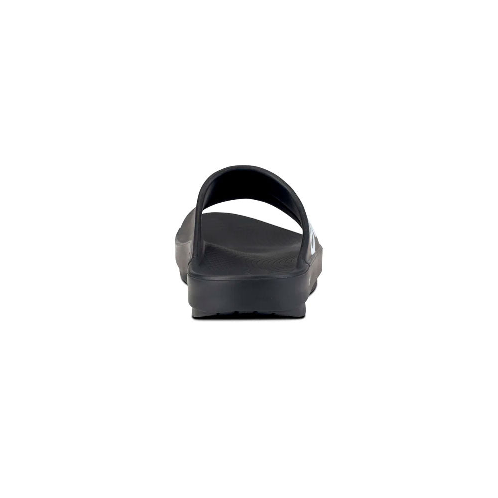 SANDALIAS OOFOS RECOVERY OOAHH SPORT NEGRO BLANCO