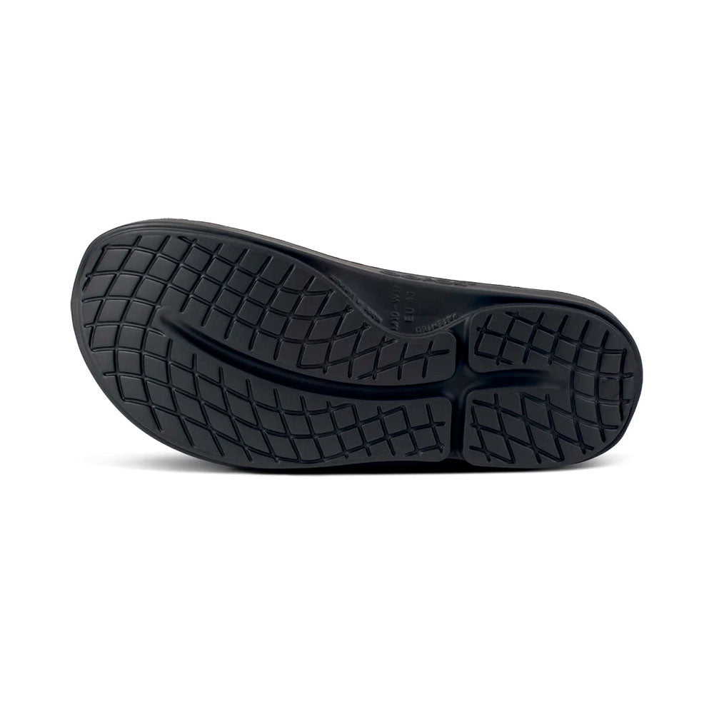 SANDALIAS OOFOS RECOVERY OOAHH SPORT NEGRO BLANCO