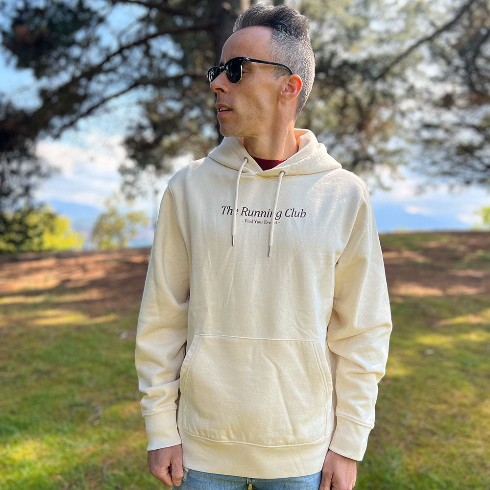 SUDADERA FIND YOUR EVEREST - GIVE ME FUCKING KUDOS - BEIGE