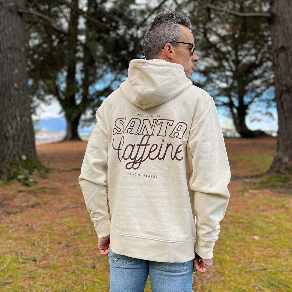 SUDADERA FIND YOUR EVEREST - SANTA CAFFEINE - MANGATA