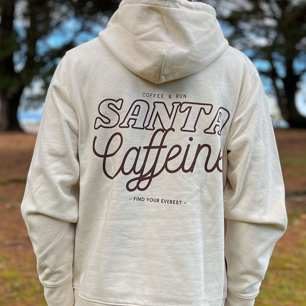 SUDADERA FIND YOUR EVEREST - SANTA CAFFEINE - MANGATA