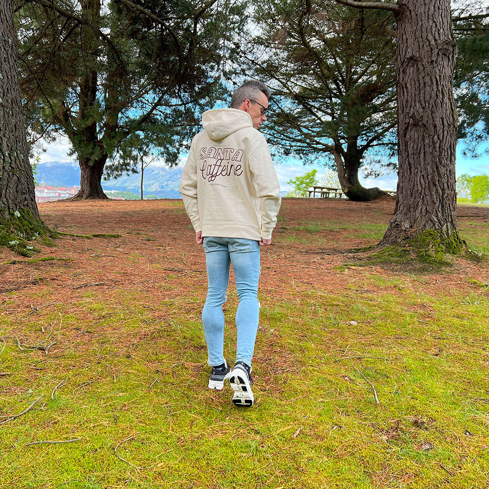 SUDADERA FIND YOUR EVEREST - SANTA CAFFEINE - MANGATA