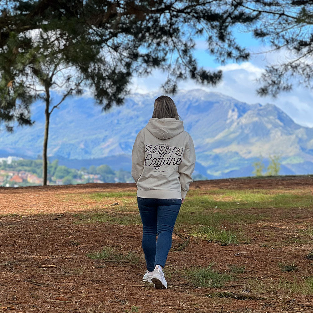 SUDADERA FIND YOUR EVEREST - SANTA CAFFEINE - MANGATA