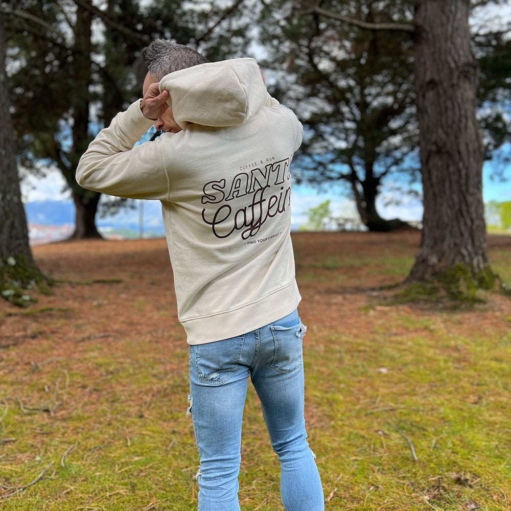 SUDADERA FIND YOUR EVEREST - SANTA CAFFEINE - MANGATA
