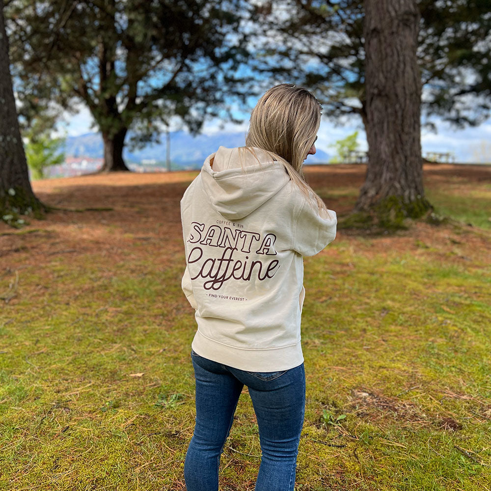SUDADERA FIND YOUR EVEREST - SANTA CAFFEINE - MANGATA