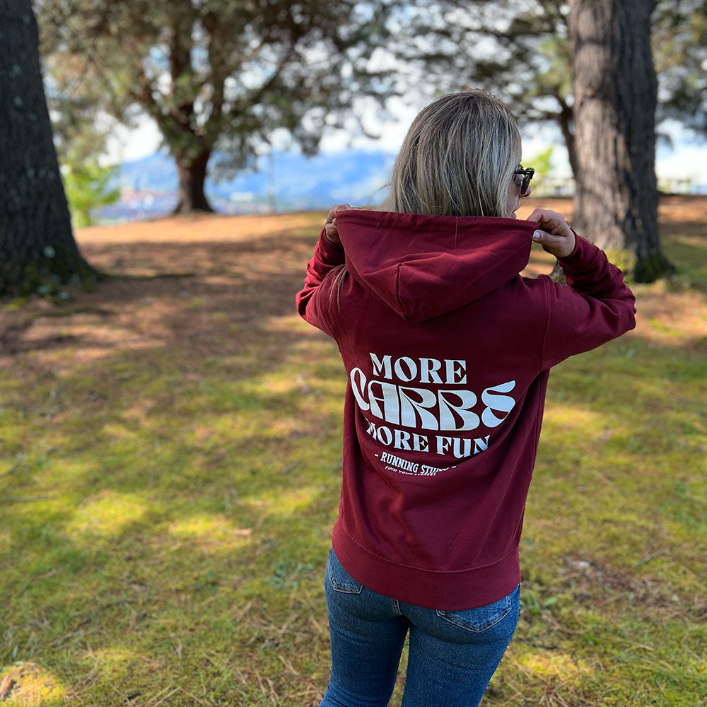 SUDADERA FIND YOUR EVEREST - MORE CARBS MORE FUN - KAZAM