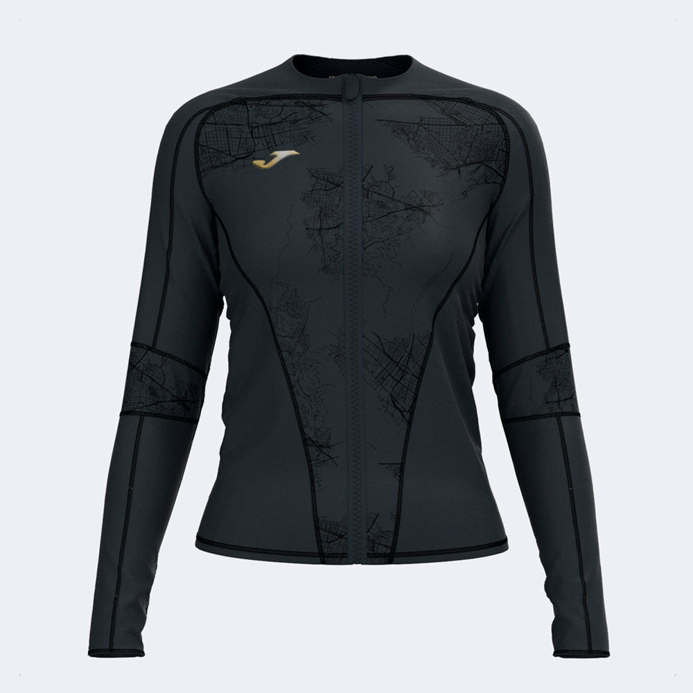 SUDADERA JOMA R-NIGHT MUJER NEGRO