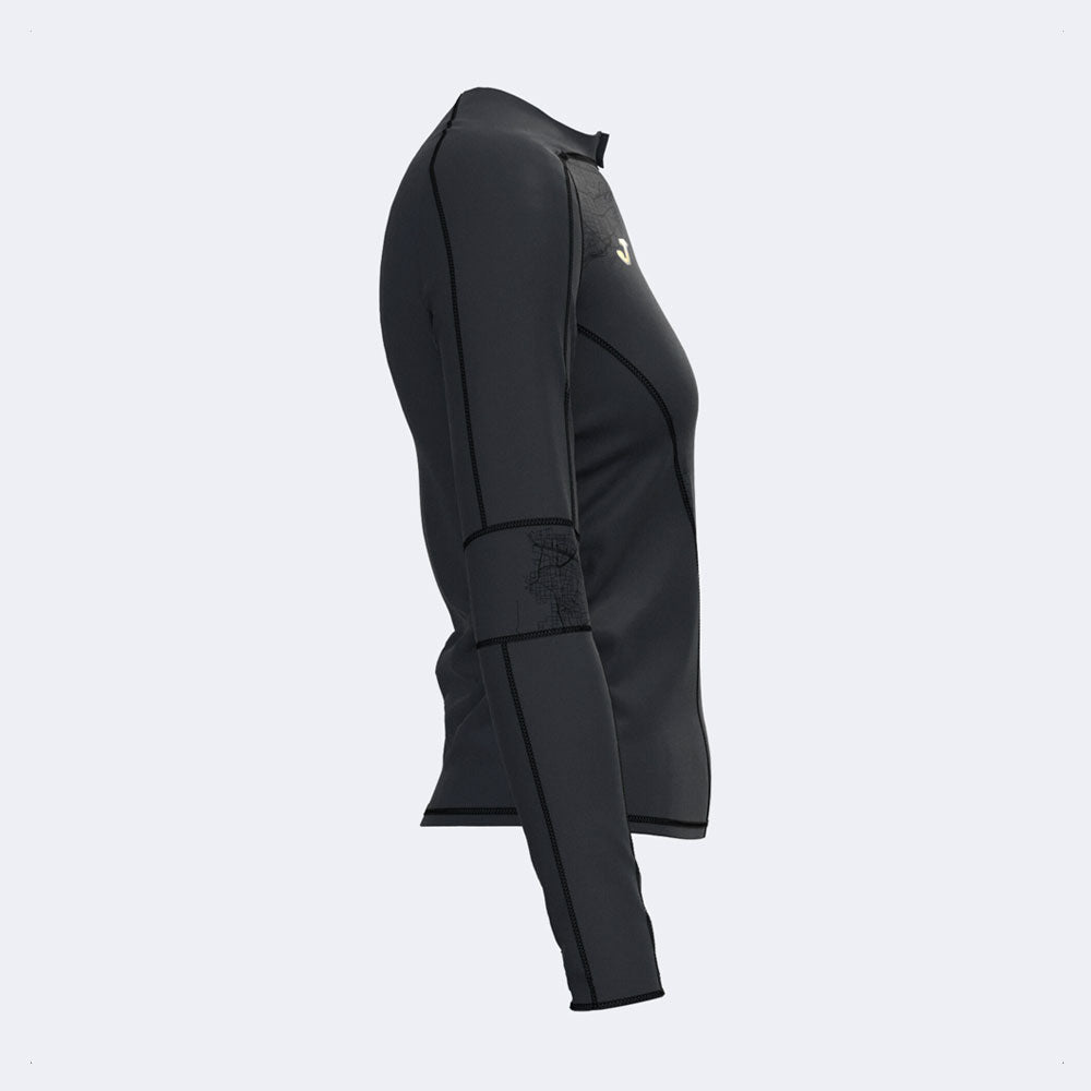 SUDADERA JOMA R-NIGHT MUJER NEGRO