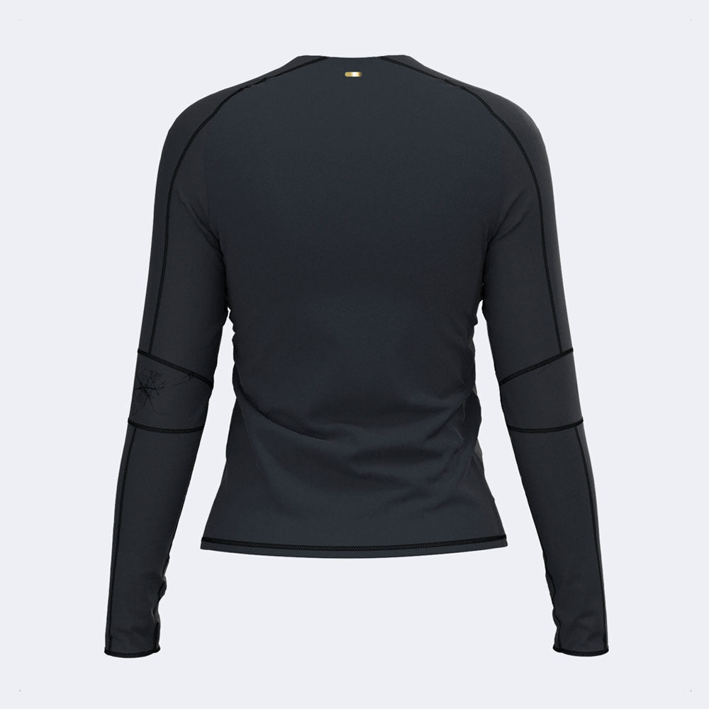 SUDADERA JOMA R-NIGHT MUJER NEGRO
