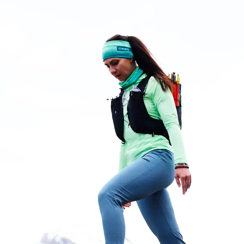 SUDADERA OS2O SKIN FEEL SUN MUJER PARADISE GREEN
