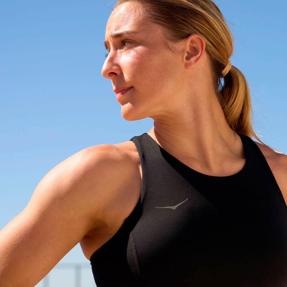 SUJETADOR DEPORTIVO HOKA ELARO NEGRO