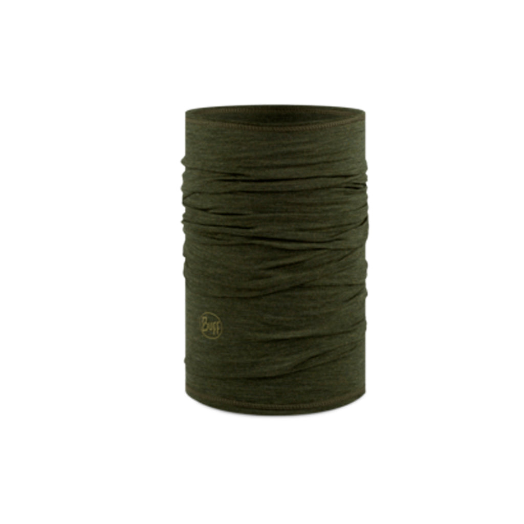 TUBULAR BUFF MERINO LIGHTWEIGHT SOLID BARK