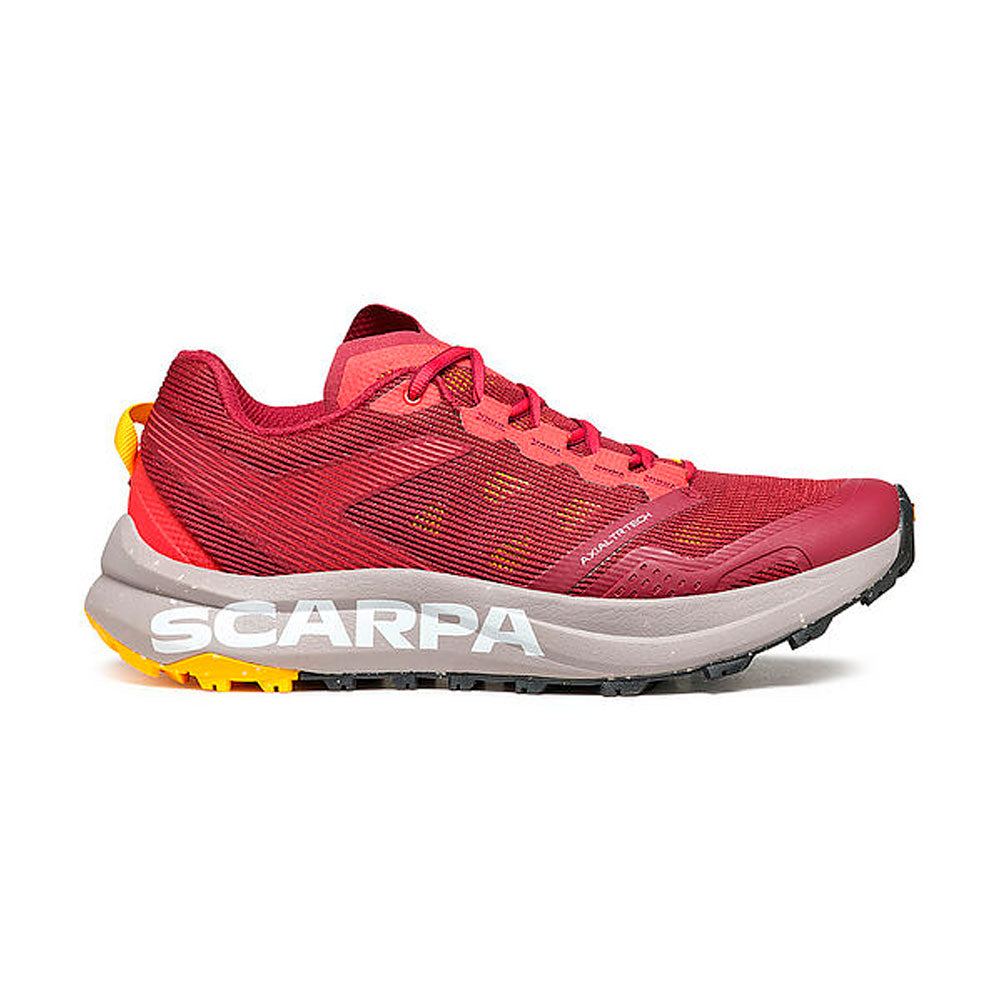 ZAPATILLAS SCARPA SPIN PLANET MUJER DEEP RED SAFFRON