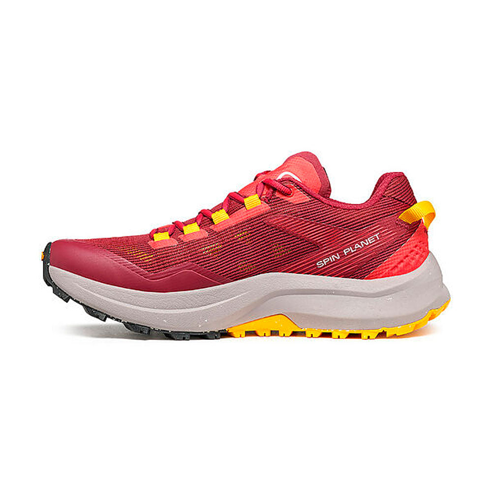ZAPATILLAS SCARPA SPIN PLANET MUJER DEEP RED SAFFRON