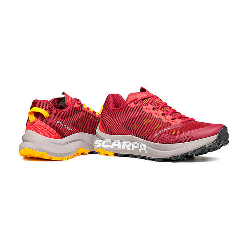 ZAPATILLAS SCARPA SPIN PLANET MUJER DEEP RED SAFFRON