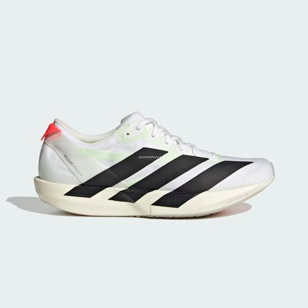 ZAPATILLAS ADIDAS ADIZERO ADIOS 9 MUJER CLOUD WHITE CORE BLACK LUCID RED