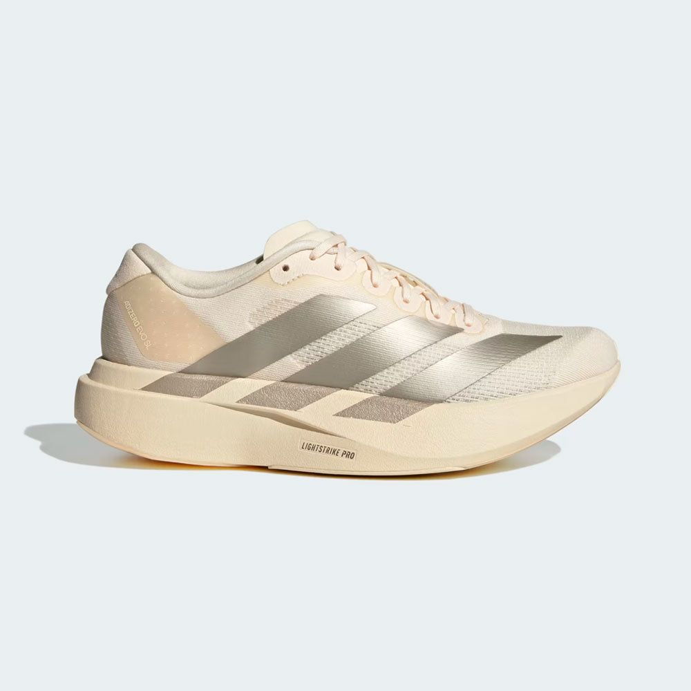 ZAPATILLAS ADIDAS ADIZERO EVO SL MUJER WONDER WHITE CYBER METALLIC WARM VAINILLA