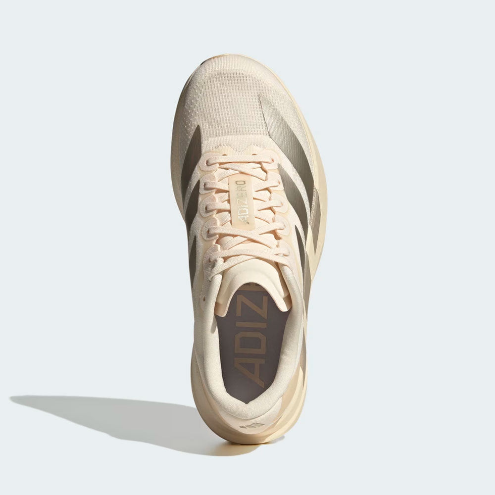 ZAPATILLAS ADIDAS ADIZERO EVO SL MUJER WONDER WHITE CYBER METALLIC WARM VAINILLA