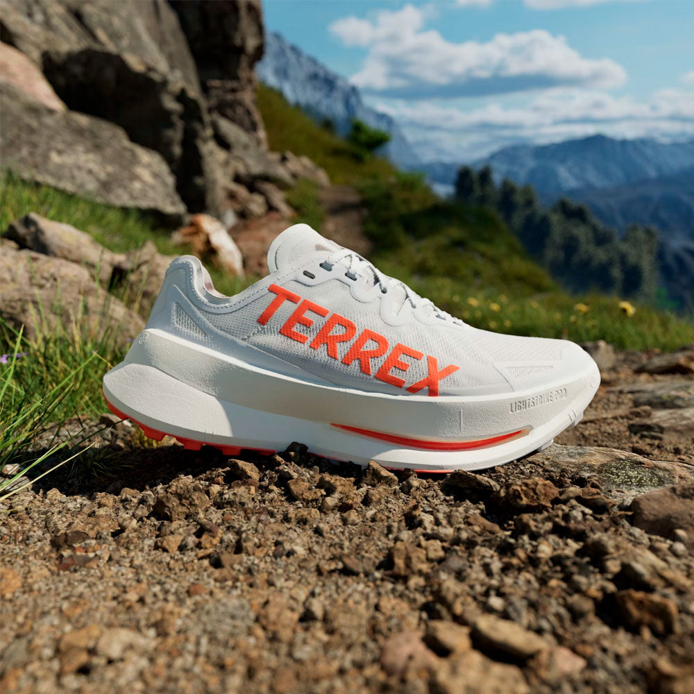 ZAPATILLAS ADIDAS TERREX AGRAVIC SPEED ULTRA CLOUD WHITE IMPACT ORANGE DASH GREY