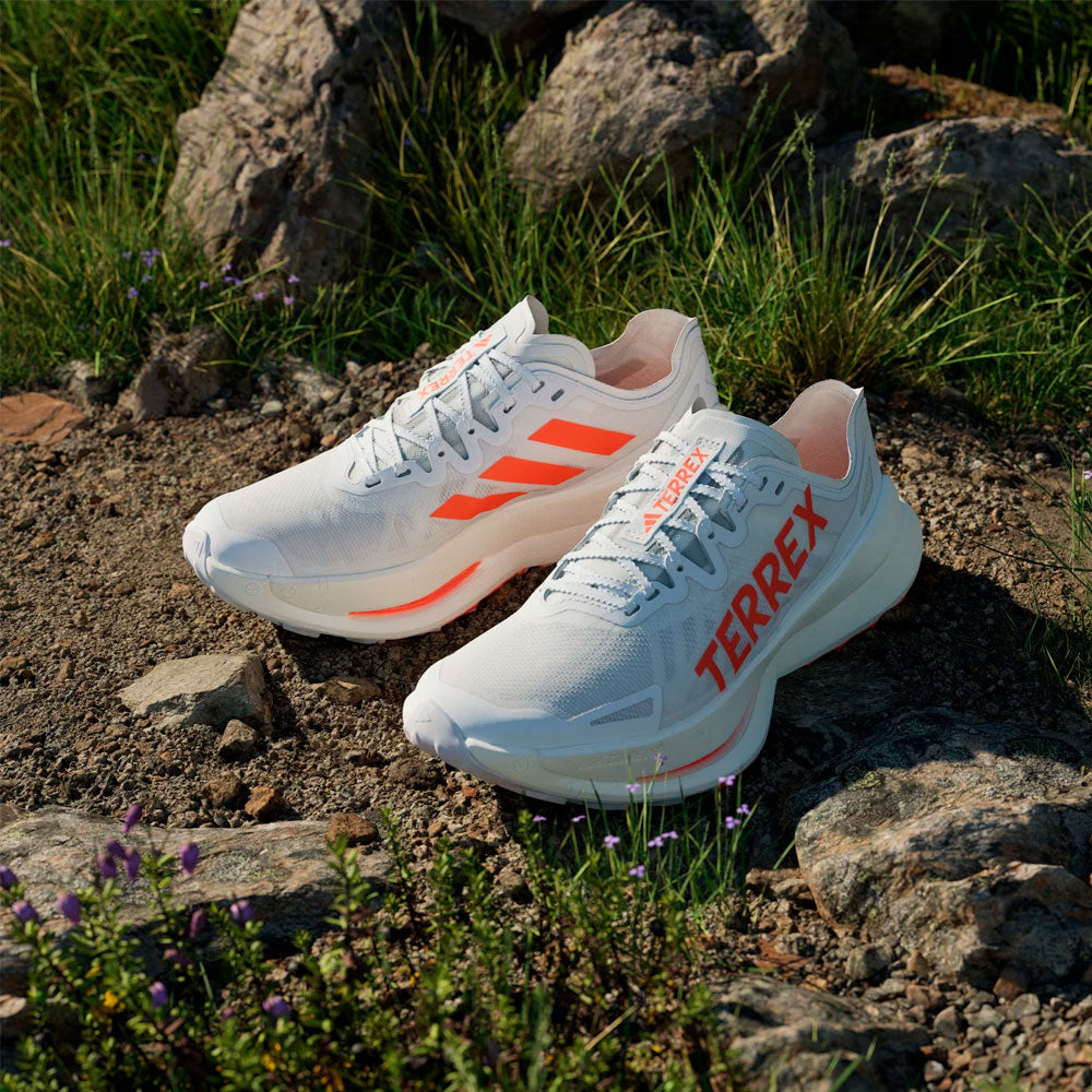 ZAPATILLAS ADIDAS TERREX AGRAVIC SPEED ULTRA CLOUD WHITE IMPACT ORANGE DASH GREY