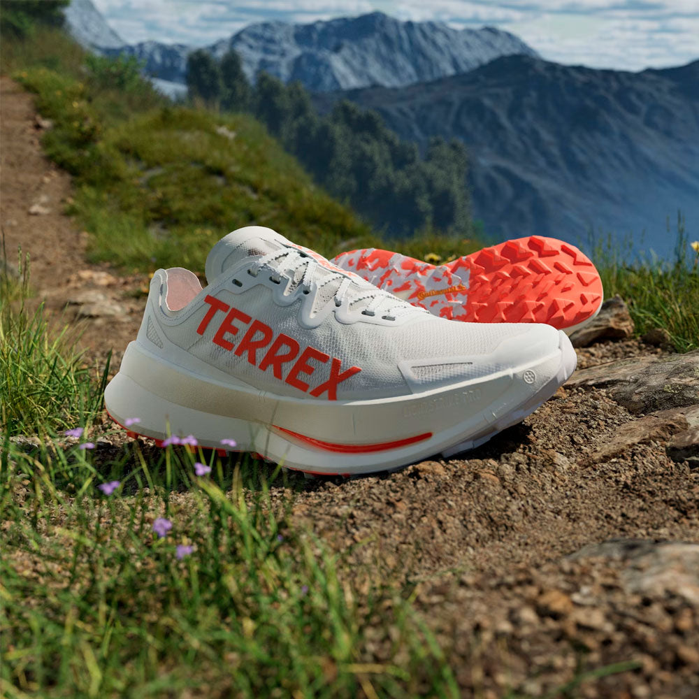 ZAPATILLAS ADIDAS TERREX AGRAVIC SPEED ULTRA CLOUD WHITE IMPACT ORANGE DASH GREY