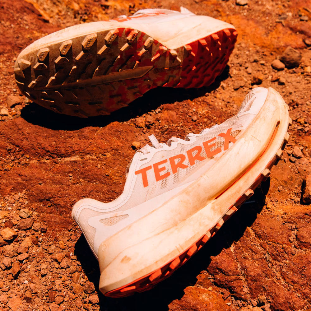 ZAPATILLAS ADIDAS TERREX AGRAVIC SPEED ULTRA CLOUD WHITE IMPACT ORANGE DASH GREY