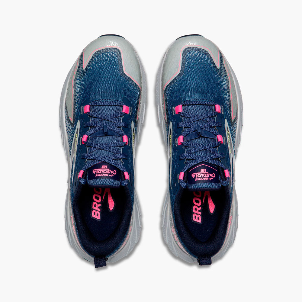 ZAPATILLAS BROOKS CASCADIA 18 MUJER OCEANA PEARL BLUE PINK