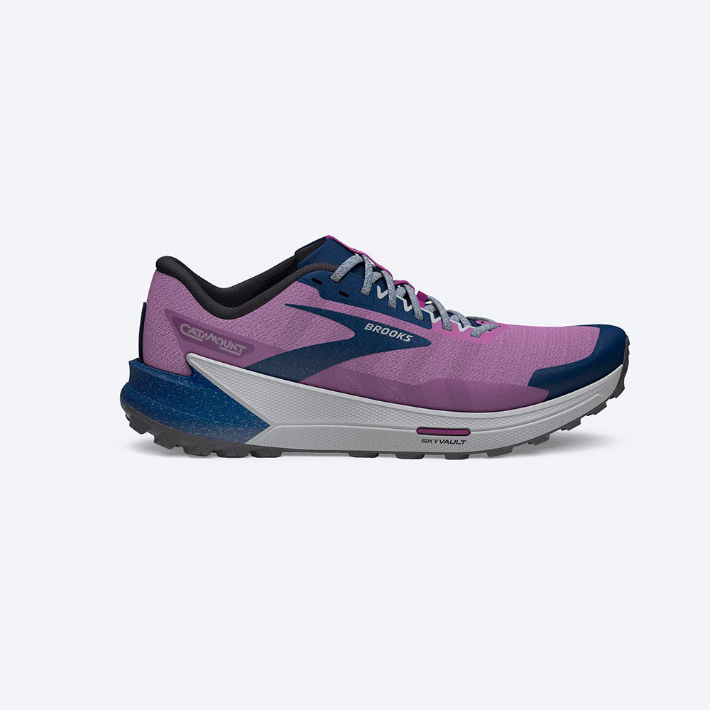 ZAPATILLAS BROOKS CATAMOUNT 2 MUJER VIOLET NAVY OYSTER