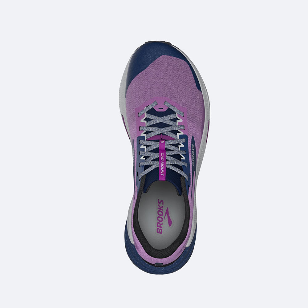 ZAPATILLAS BROOKS CATAMOUNT 2 MUJER VIOLET NAVY OYSTER