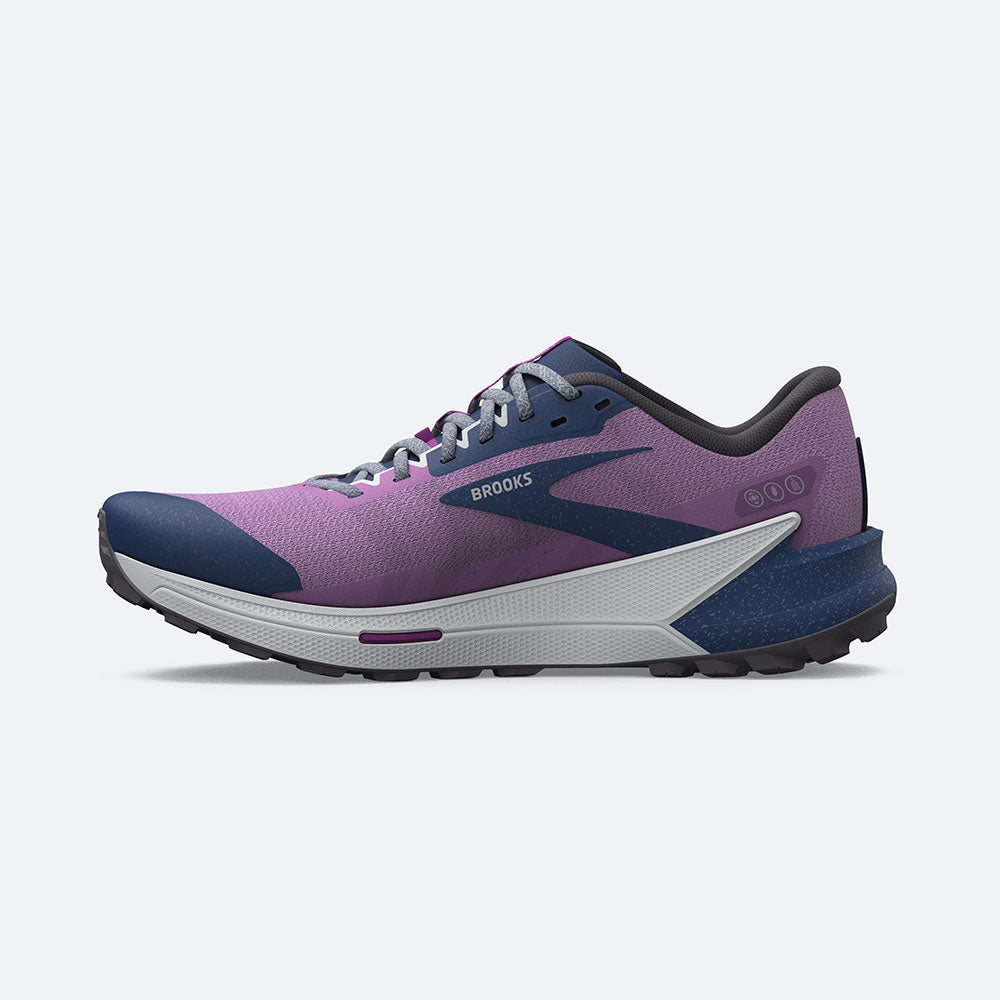 ZAPATILLAS BROOKS CATAMOUNT 2 MUJER VIOLET NAVY OYSTER
