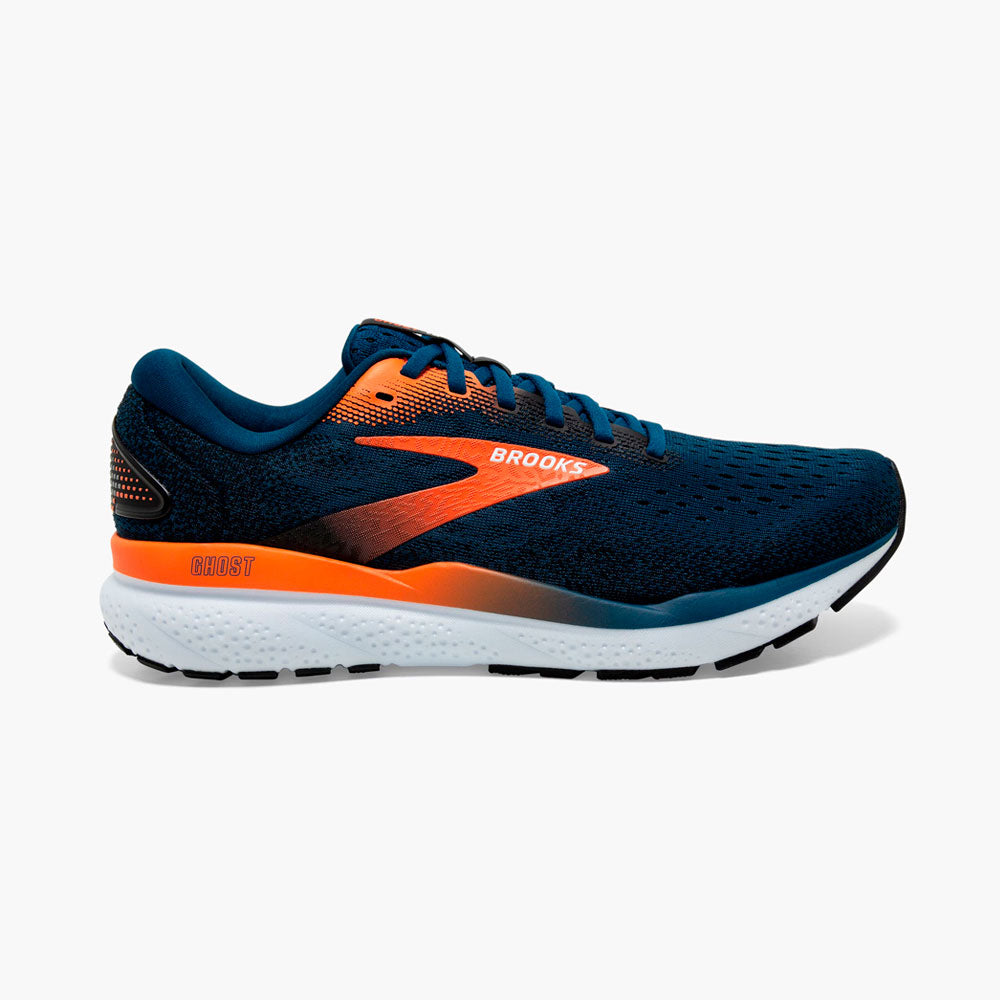 ZAPATILLAS BROOKS GHOST 16 BLUE OPAL BLACK NASTURTIUM