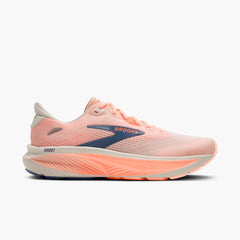 ZAPATILLAS BROOKS GHOST 18 MUJER -  Star White / Cyber Peach / Grey
