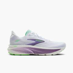 ZAPATILLAS BROOKS GHOST 18 MUJER -  White / Purple Hebe / Green