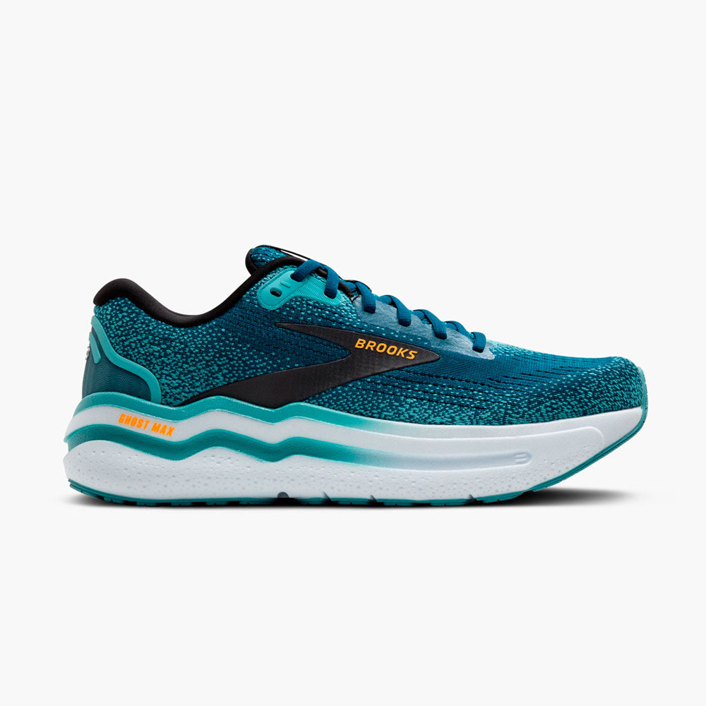 ZAPATILLAS BROOKS GHOST MAX 2 MOROCCAN BLUE AQUA ORANGE POP