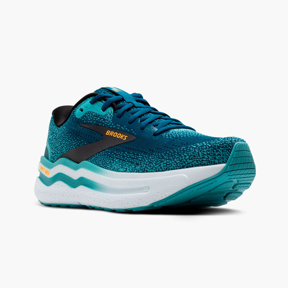 ZAPATILLAS BROOKS GHOST MAX 2 MOROCCAN BLUE AQUA ORANGE POP
