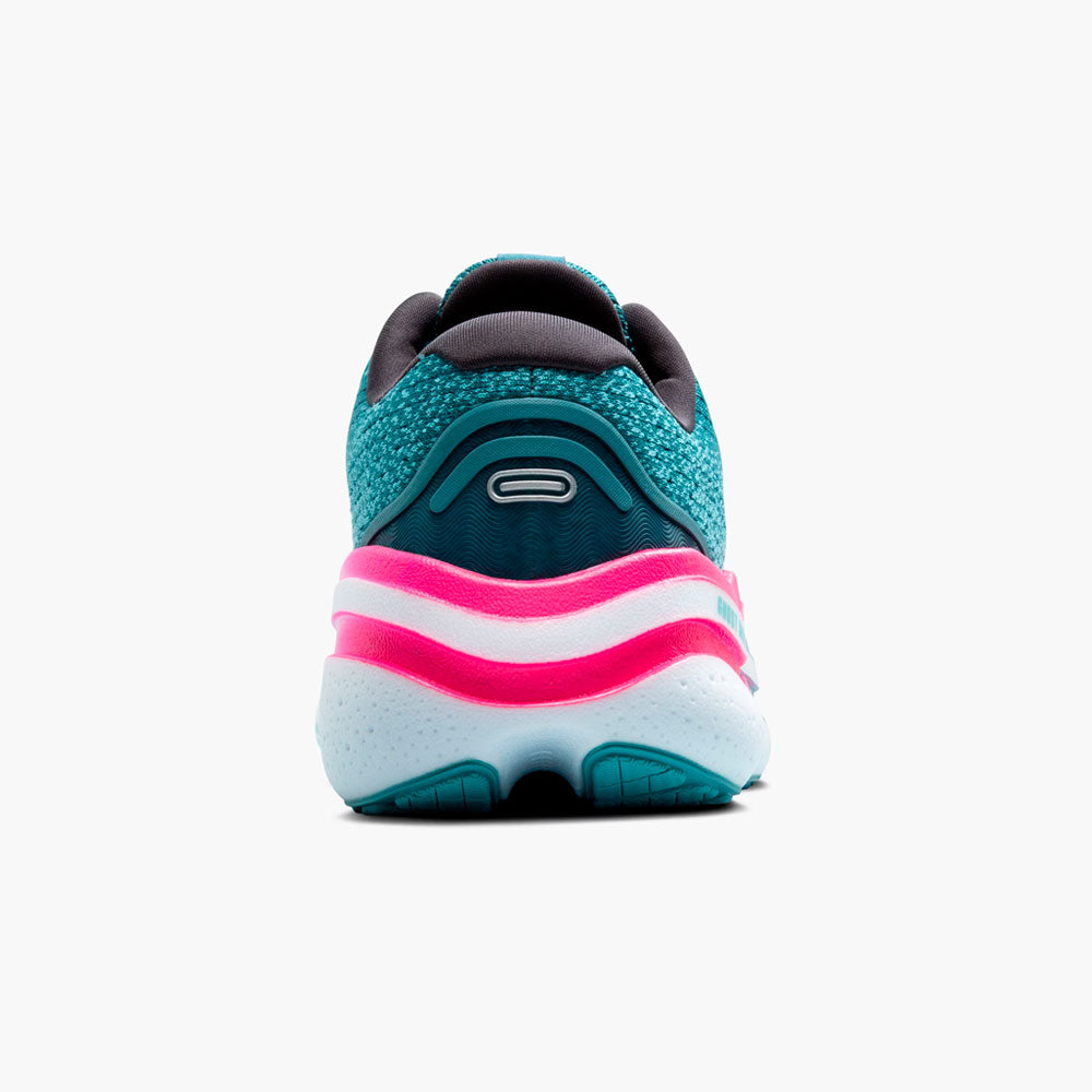 ZAPATILLAS BROOKS GHOST MAX 2 MUJER STORM BLUE KNOCKOUT PINK AQUA