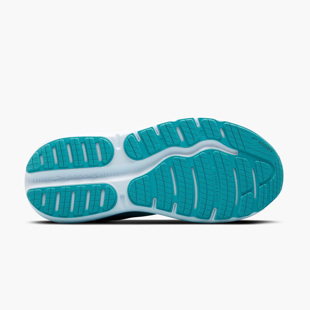 ZAPATILLAS BROOKS GHOST MAX 2 MUJER STORM BLUE KNOCKOUT PINK AQUA