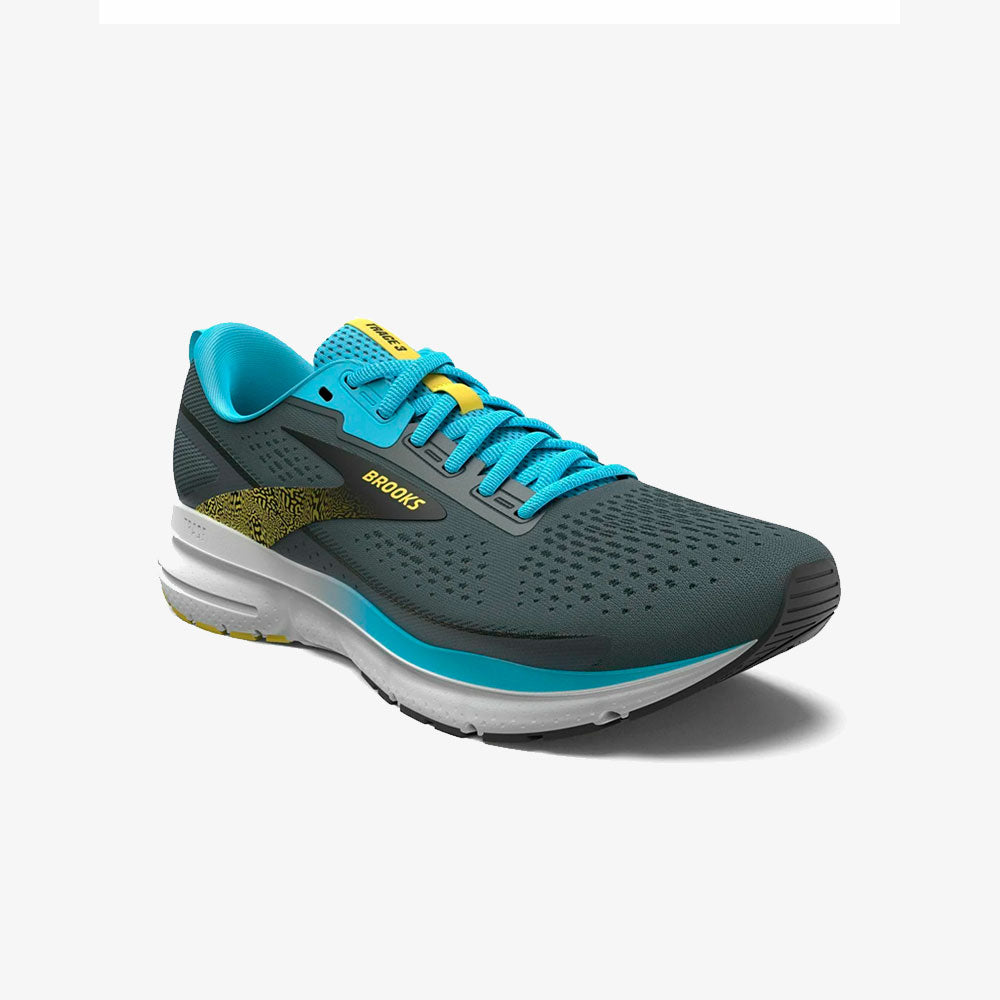 ZAPATILLAS BROOKS TRACE 3 FORGED IRON BLUE YELLOW