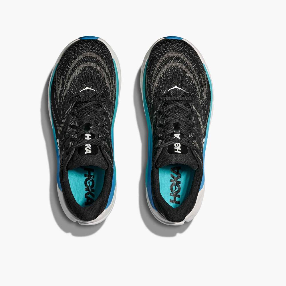 ZAPATILLAS HOKA ARAHI 8 - Black / Skyward Blue